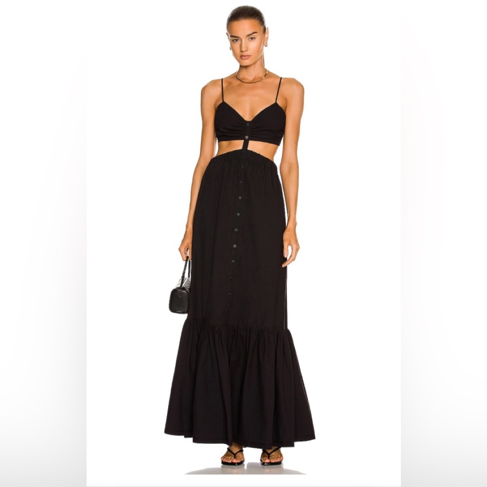 Jonathan Simkhai Black Kennedi Maxi Dress